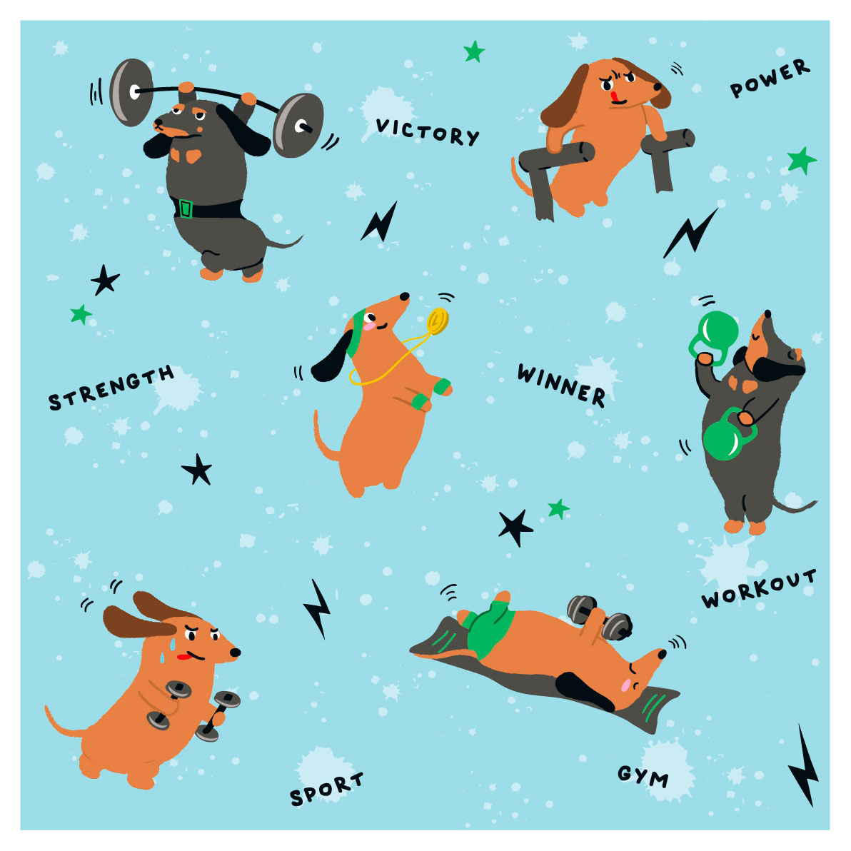 Изображение товара Упаковочная бумага для подарков Be Smart Holidays 70х100 см