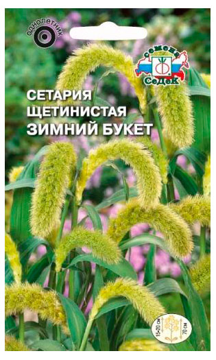 

Семена СеДеК Сетария щетинистая Зимний букет однолетник, 0,5 г