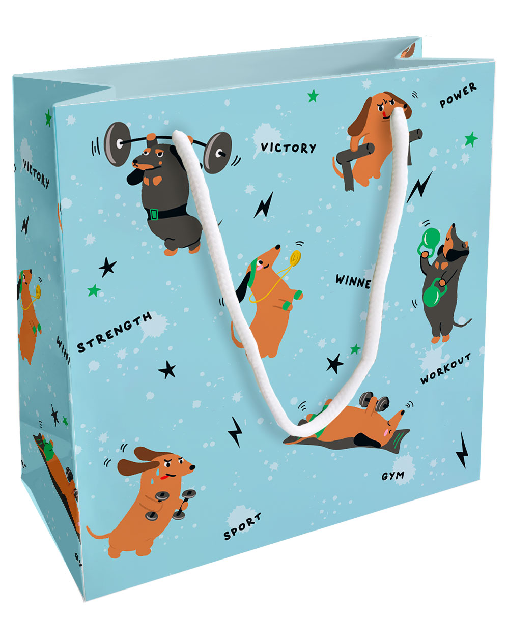 

Пакет подарочный Be Smart 20х20 см, 1 шт в ассортименте