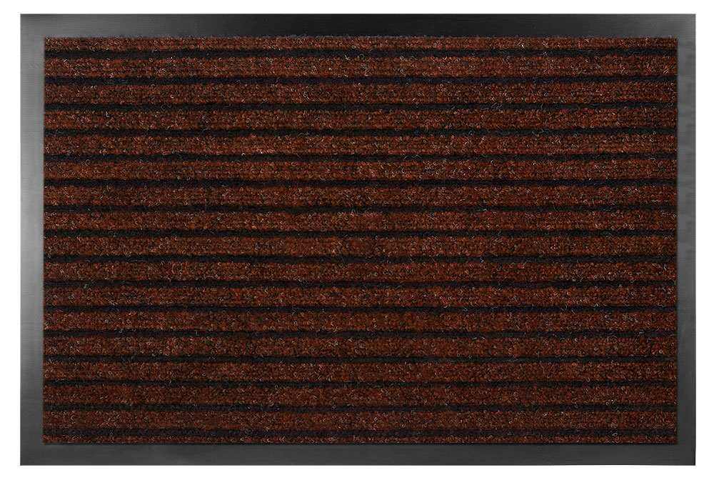 

Коврик придверный Коврофф Asciugapasso влаговпитывающий коричневый, 40x60 см