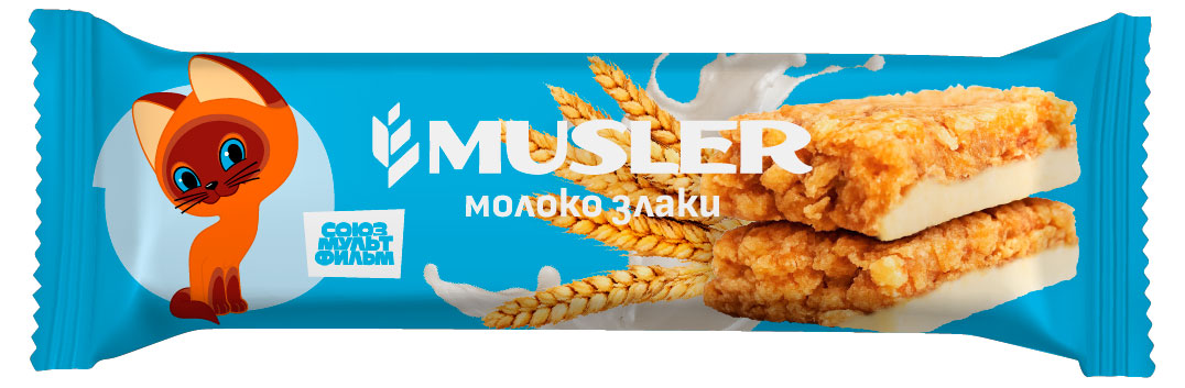 

Батончик Musler Молоко злаки, 30 г