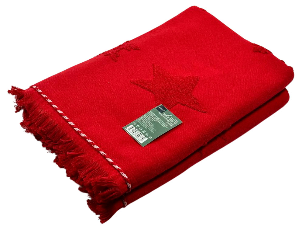 

Полотенце махровое Actuel хлопок банное красное, 100х150 см