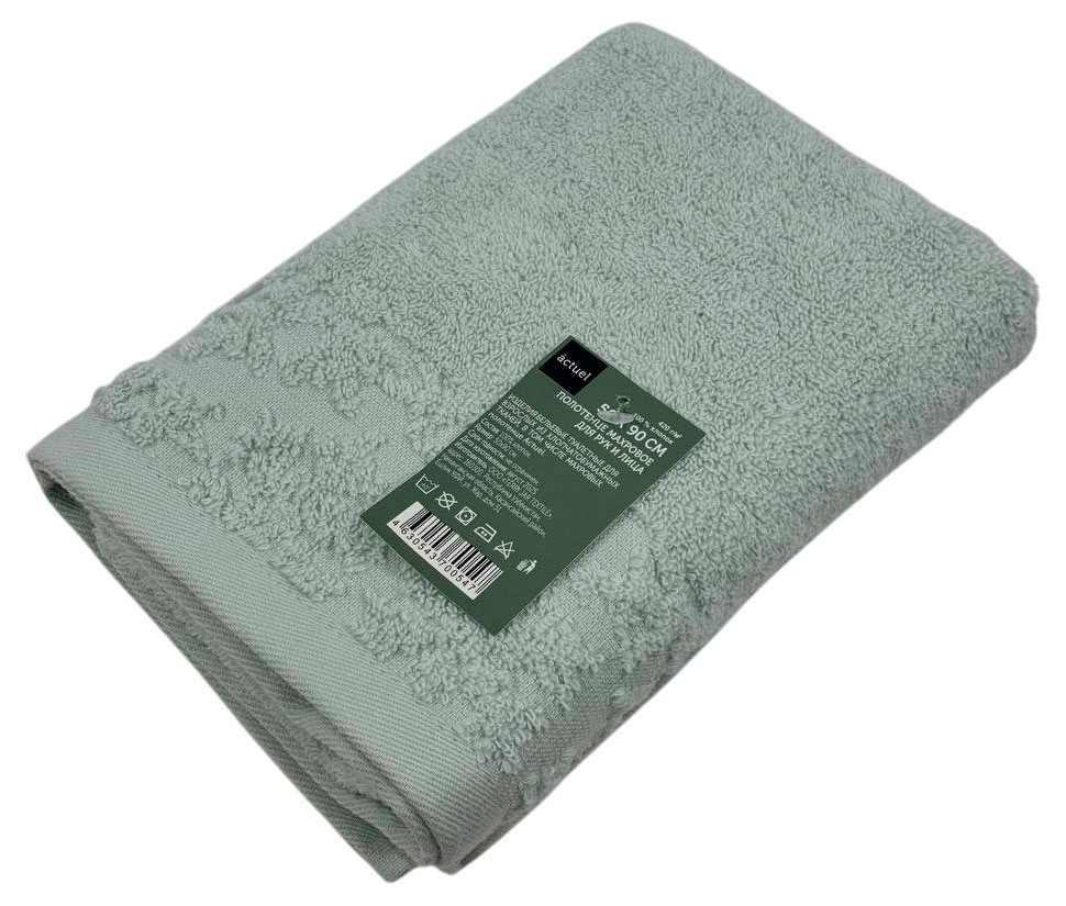 Изображение товара Махровое банное полотенце Actuel 50х90 см зеленое для всей семьи
