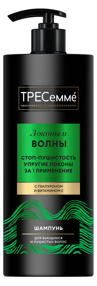 

Шампунь для вьющихся и пушистых волос ТРЕСемм с гиалуроном и витамином Е, 1 л