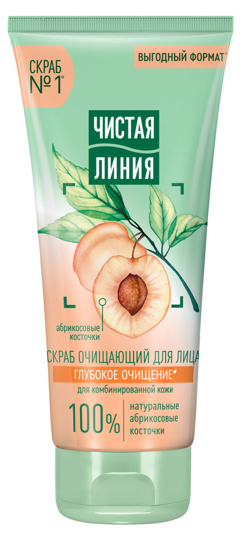 

Скраб для лица Чистая Линия Мягкое отшелушивание, 200 мл