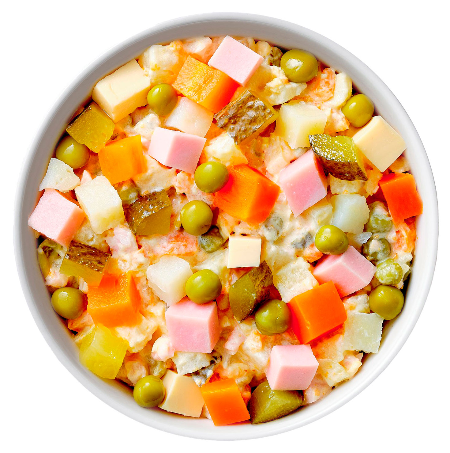 

Салат АШАН & Ozon fresh Оливье с колбасой, 200 г