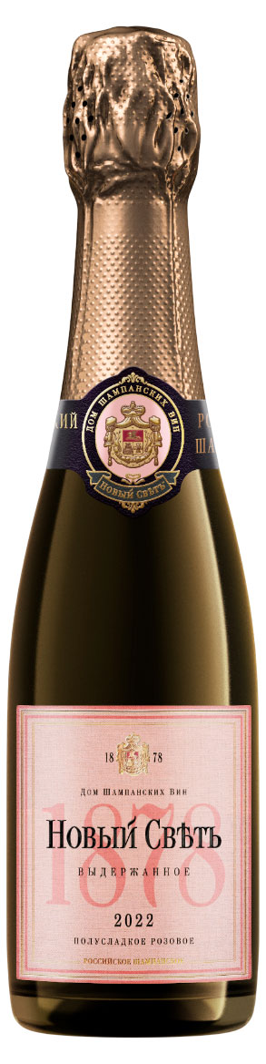 

Игристое вино Новый Свет розовое полусладкое Россия, 0,375 л