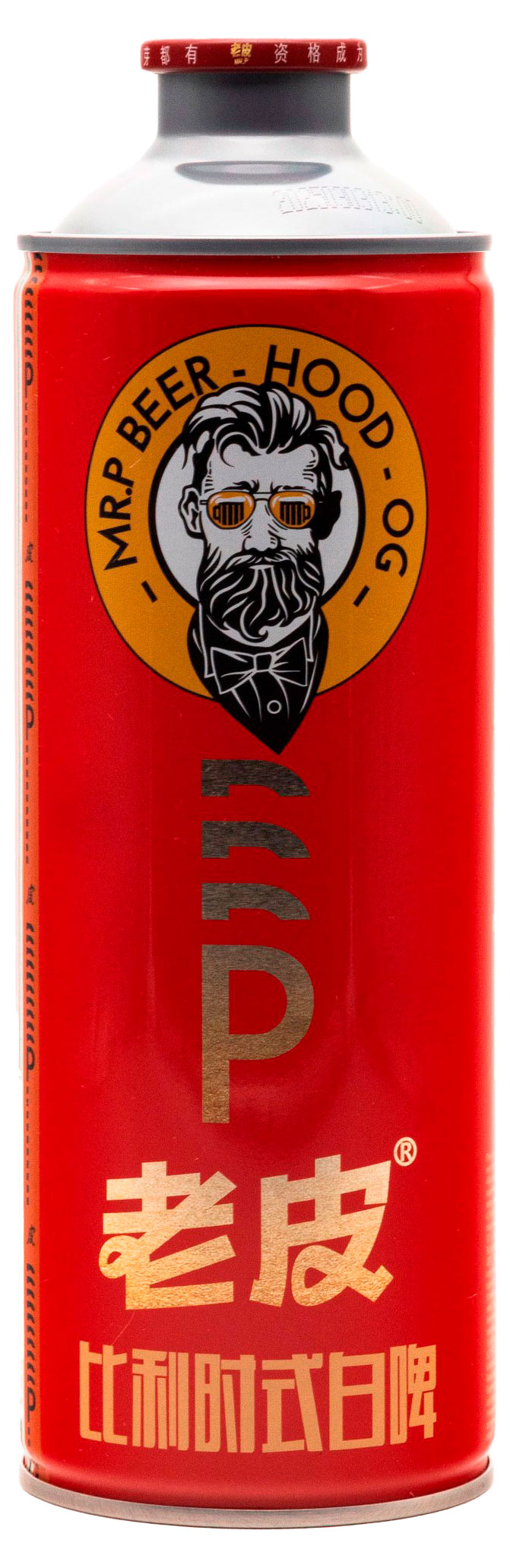 

Напиток пивной Mr. P Бельгийский крафтовый светлый Китай 4,1%, 980 мл