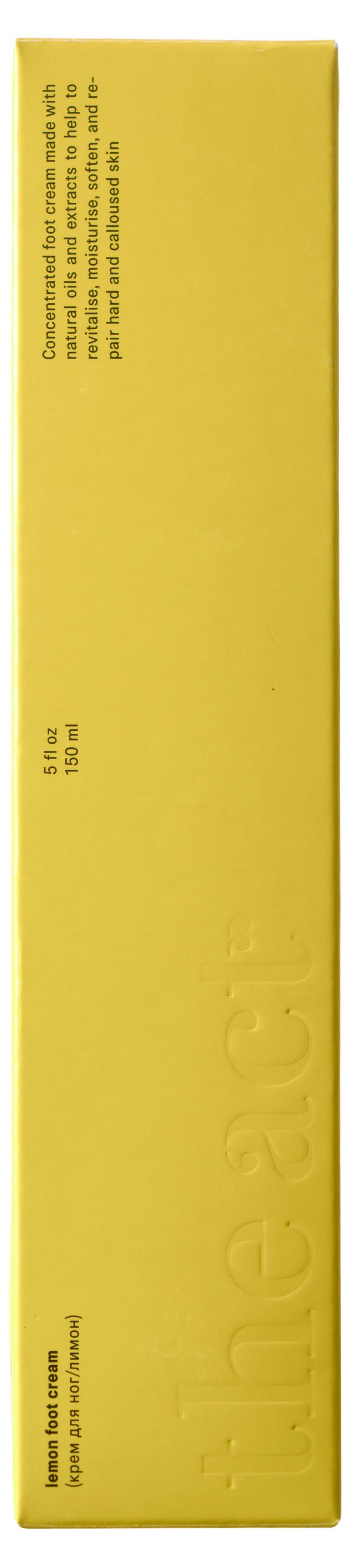 Изображение товара Крем для ног The Act Смягчающий с лимоном 150 мл для увлажнения и заживления