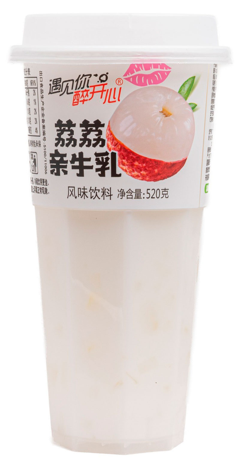 Изображение товара Напиток молочный YUJIANNI со вкусом личи, 520 мл гипоаллергенный десерт