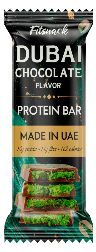 

Батончик протеиновый Fitsnack Дубайский шоколад