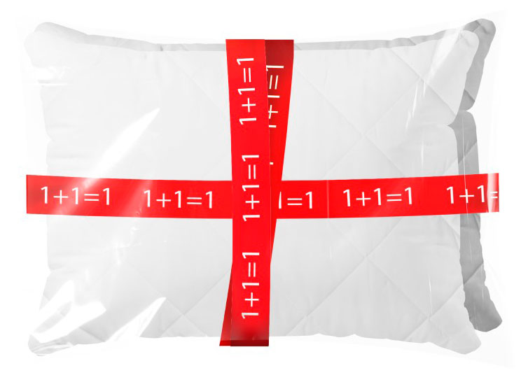 

Набор подушек Самойловский Текстиль стеганные 1+1, 50х70 см