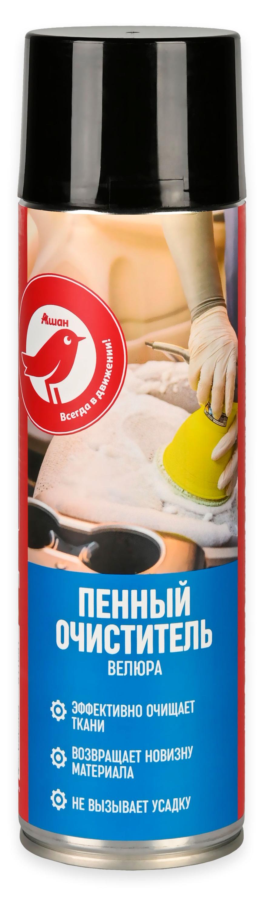 Изображение товара Пенный очиститель велюра АШАН Красная птица 650 мл