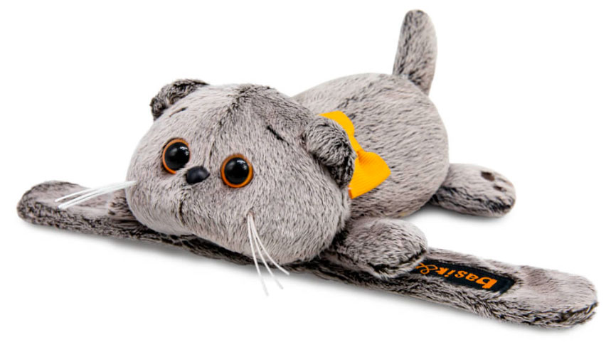 

Кот Басик Basik&Co с бантиком на браслете, 1 шт