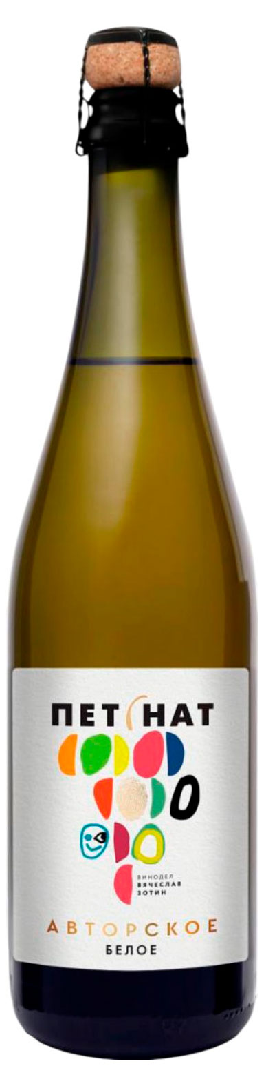 

Игристое вино Авторское Пет Нат белое брют Россия, 0,75 л
