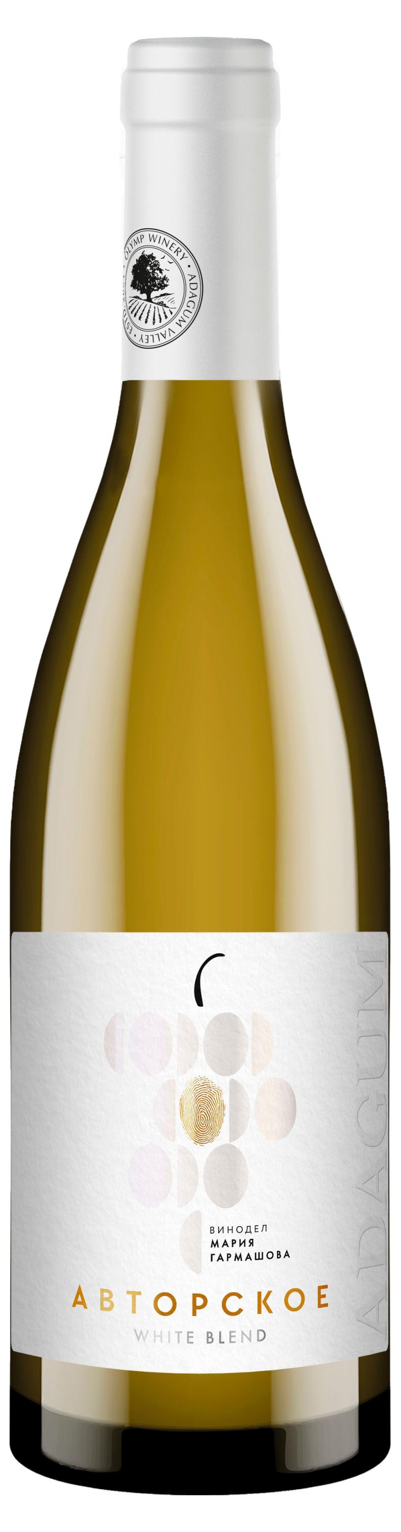 

Вино Авторское Вайт Бленд белое сухое Россия, 0,75 л
