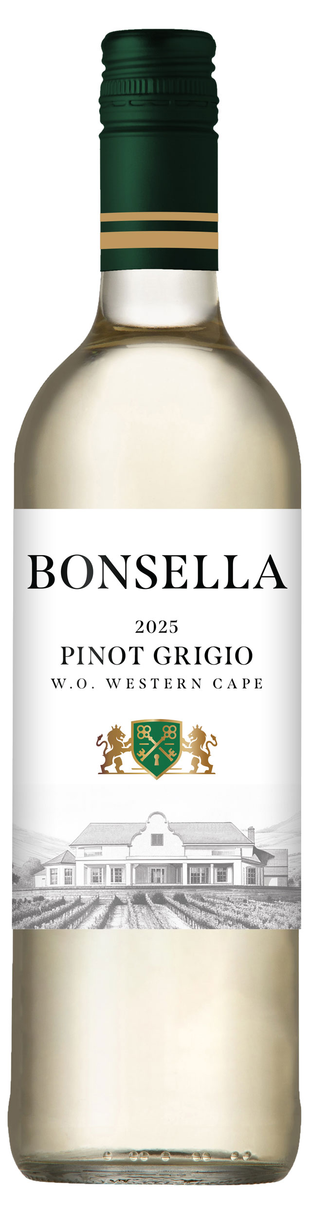 Изображение товара Вино Bonsella Pinot Grigio белое сухое 0,75 л Южная Африка
