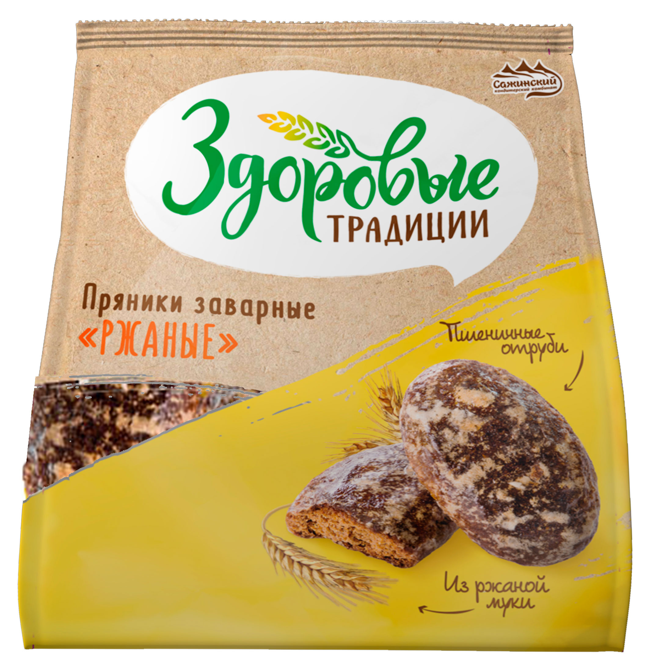 

Пряники Сажинский ржаные, 340 г