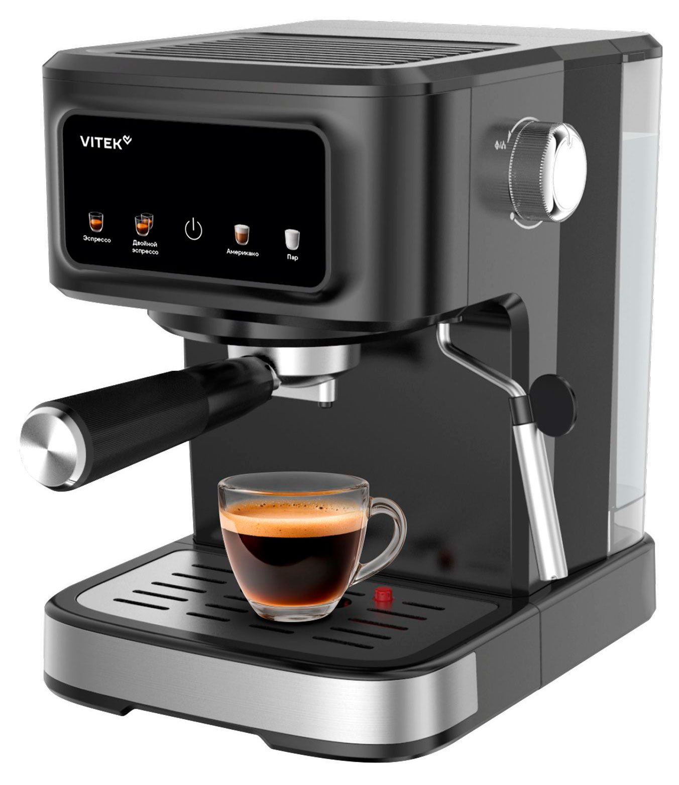 

Кофеварка рожковая Vitek Gracia VT-CME1502 черная