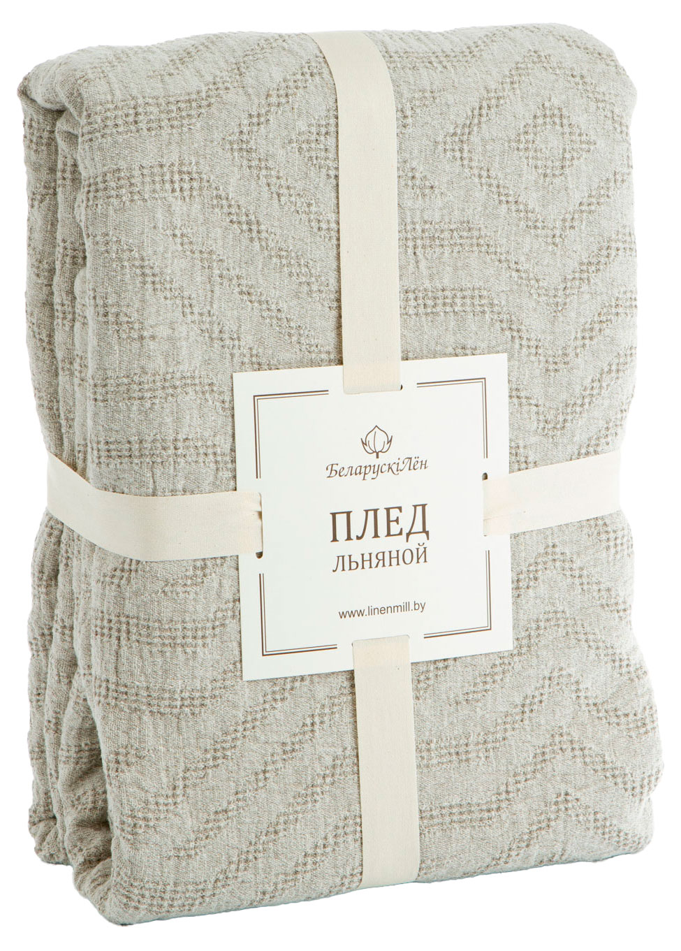 

Плед Pole Kvetak Беларускі Лен жаккардовый полульняной Беларусь, 195х220 см