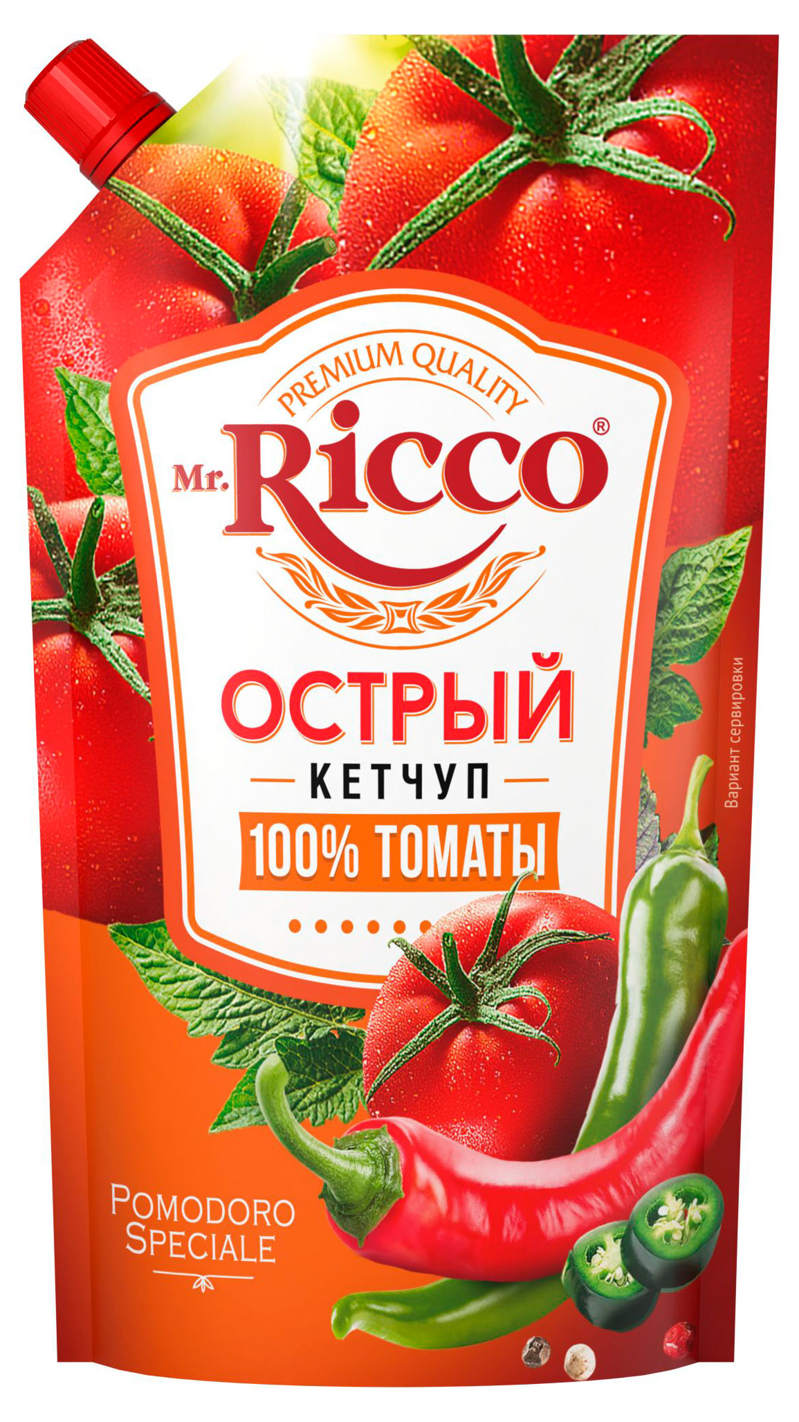 

Кетчуп Mr. Ricco Острый, 300 г