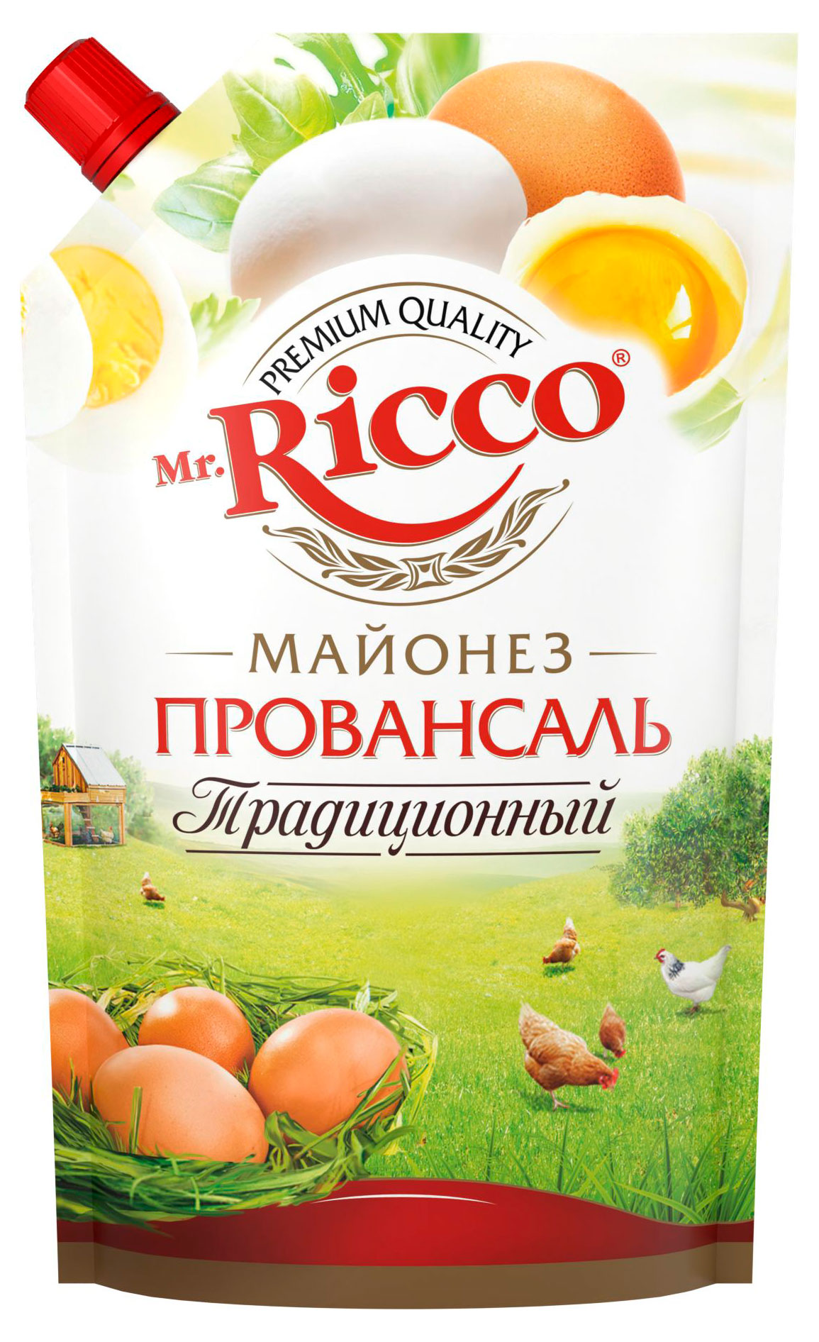 Изображение товара Майонез Mr. Ricco Провансаль Традиционный 50% охлажденный, 340 г