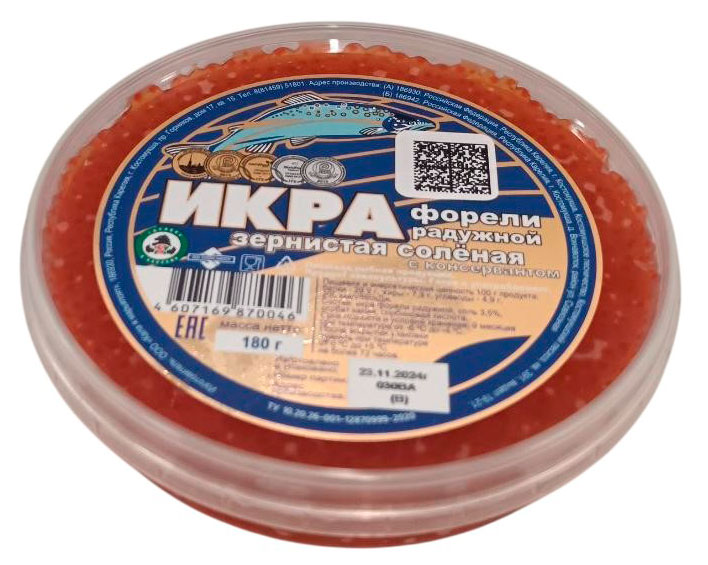 

Икра красная Kala Ja Marjapojat форели зернистая, 180 г