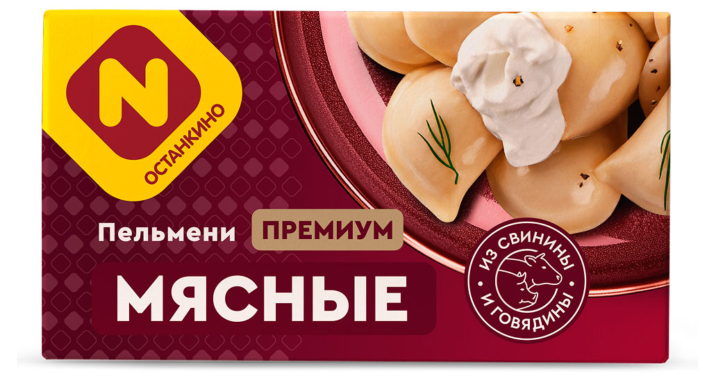 

Пельмени мясные Останкино премиум замороженные, 400 г
