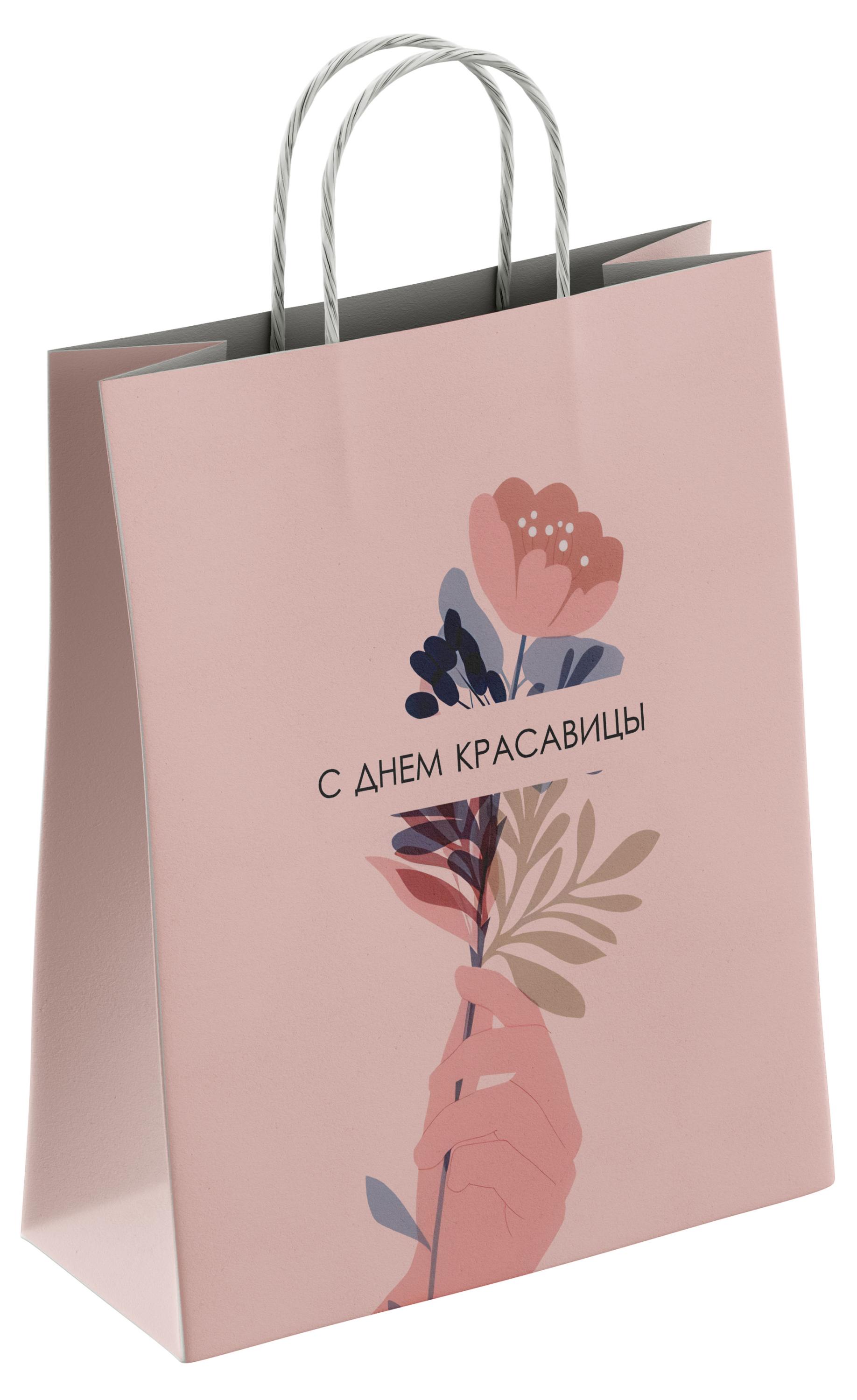 Изображение товара Пакет подарочный бумажный «ПЗБМ» Весна 35х26х15 см, 1 шт в ассортименте