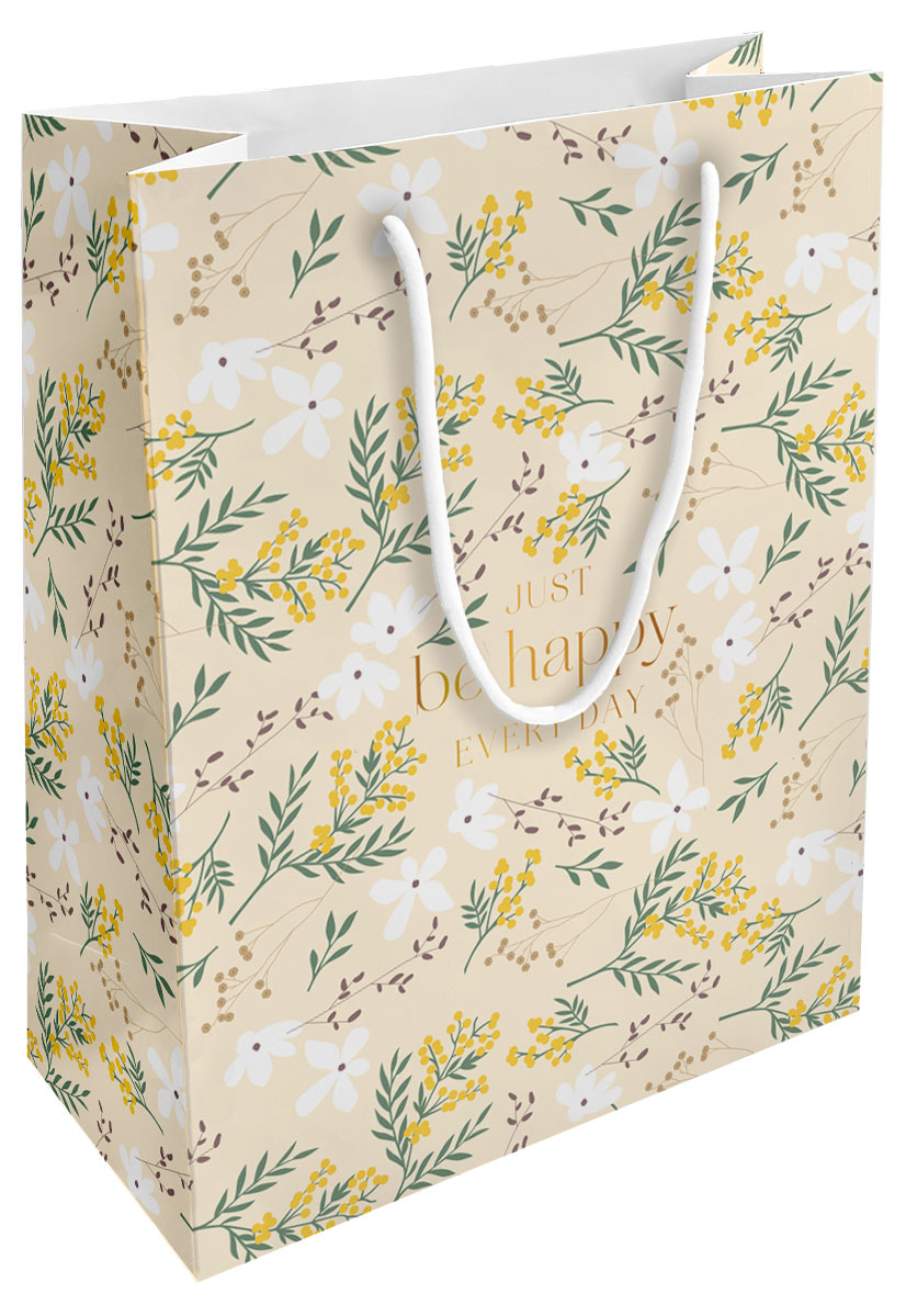 

Пакет подарочный Be Smart бумажный 25х32 см, 1 шт в ассортименте