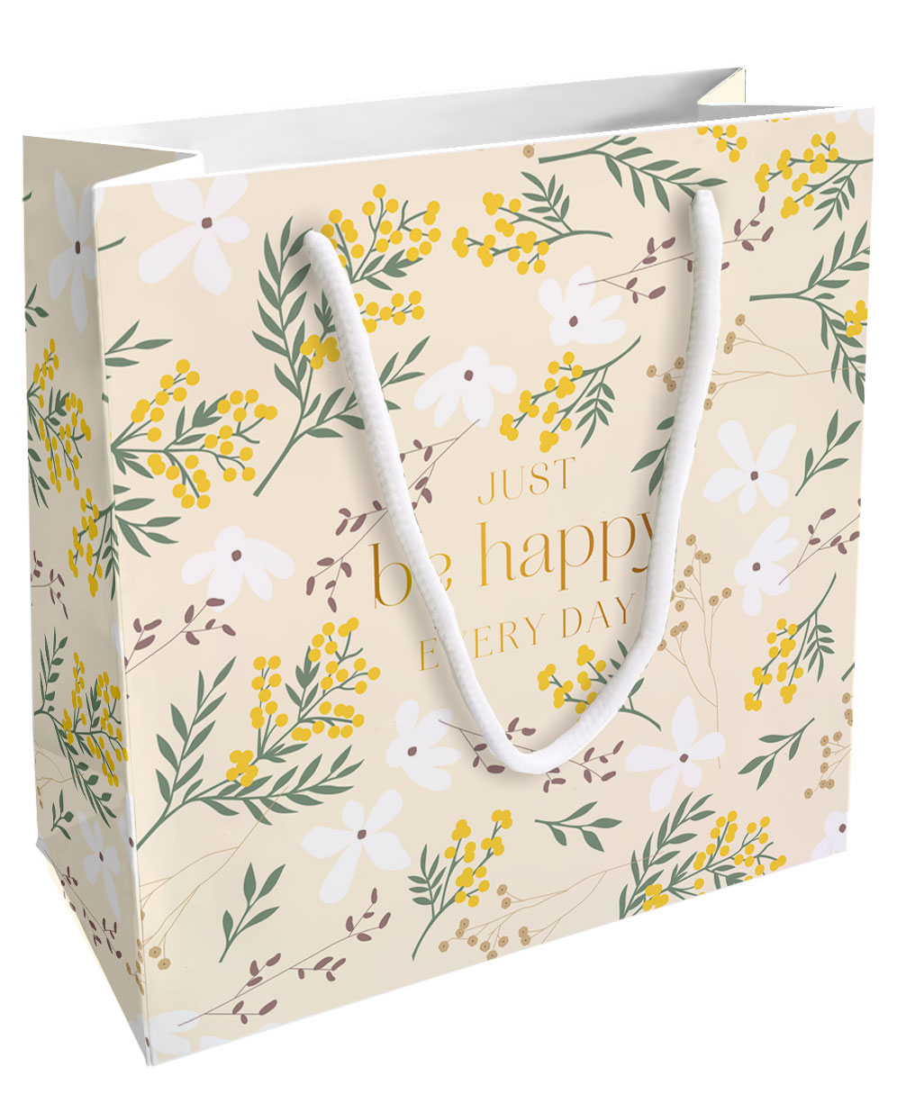 Изображение товара Пакет подарочный Be Smart бумажный 20х20 см, 1 шт в ассортименте