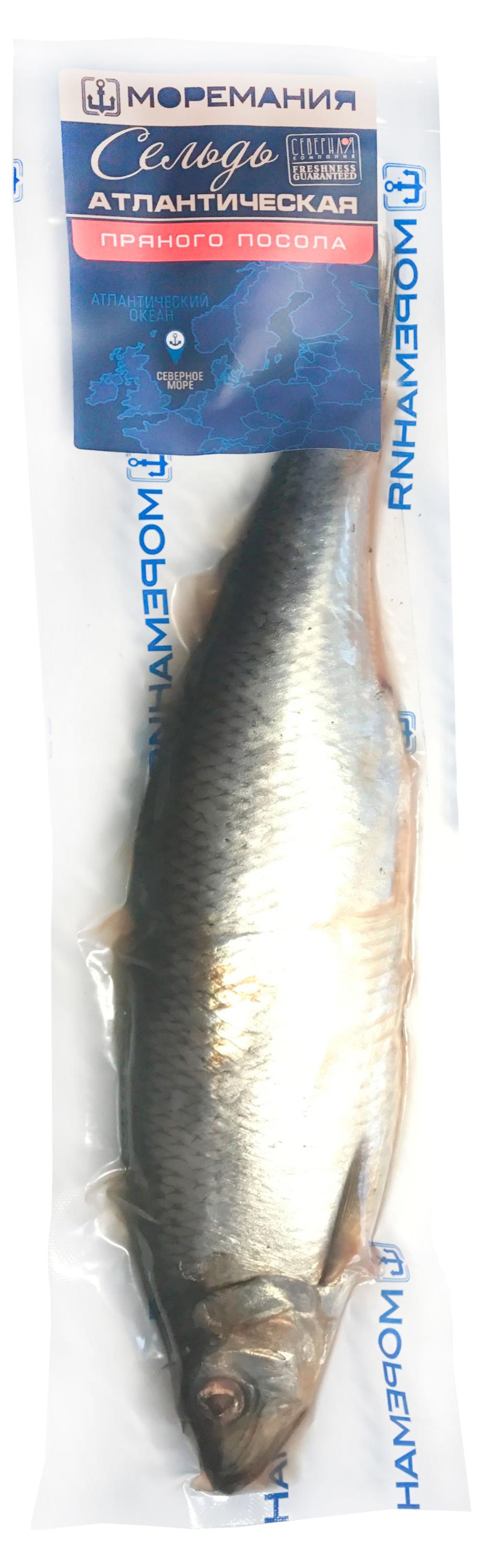 

Сельдь пряного посола Моремания тушка, 350 г