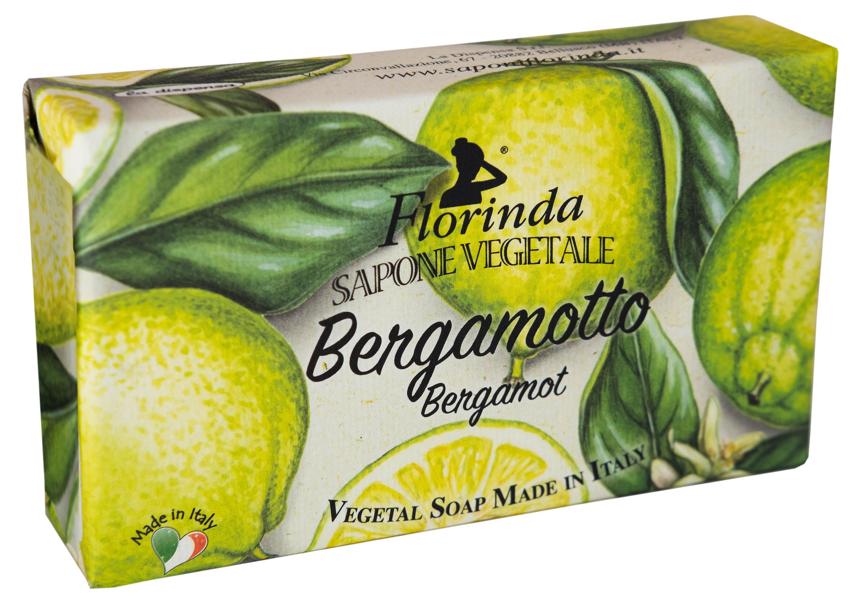 

Мыло туалетное Florinda Bergamotto Италия, 200 г