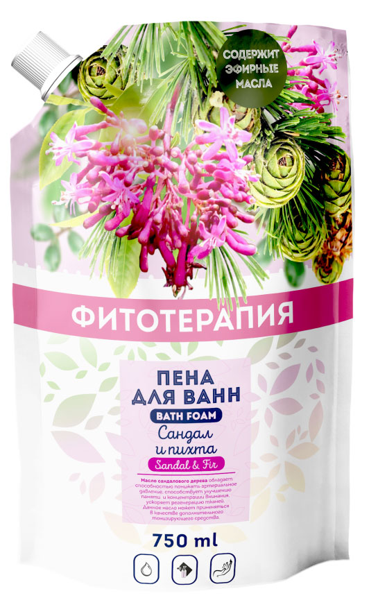 

Пена для ванн Vestar сандал и пихта, 750 мл