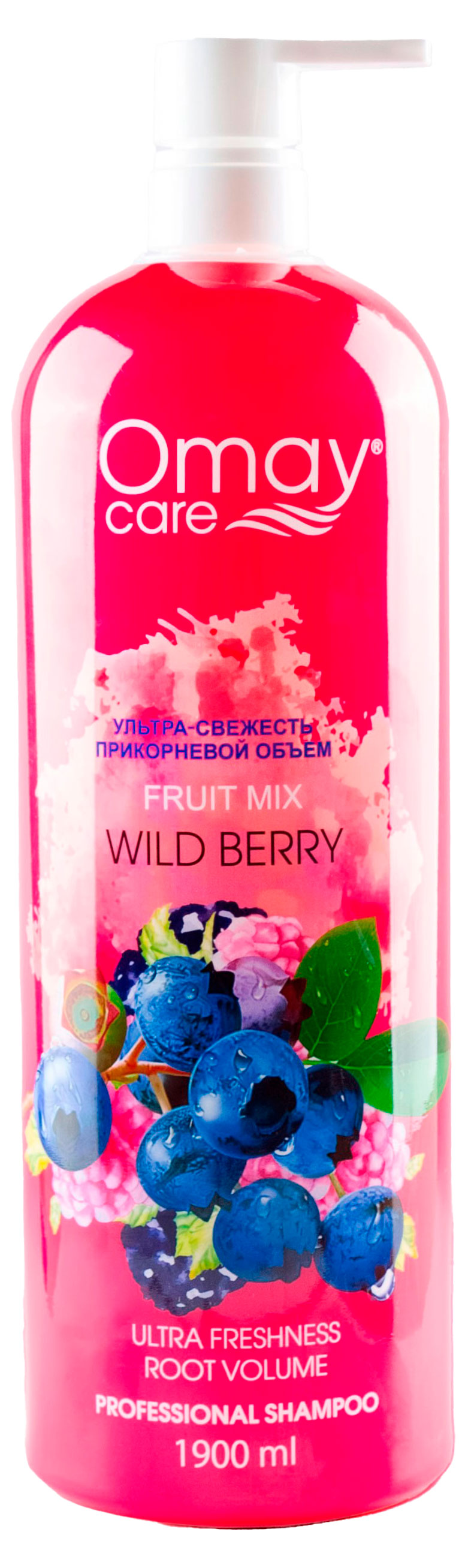 

Шампунь для волос OMAY Дикая ягода Узбекистан, 1900 мл