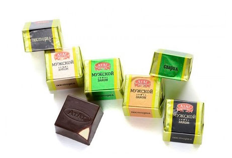 

Конфеты Атаг Мужской закон, вес