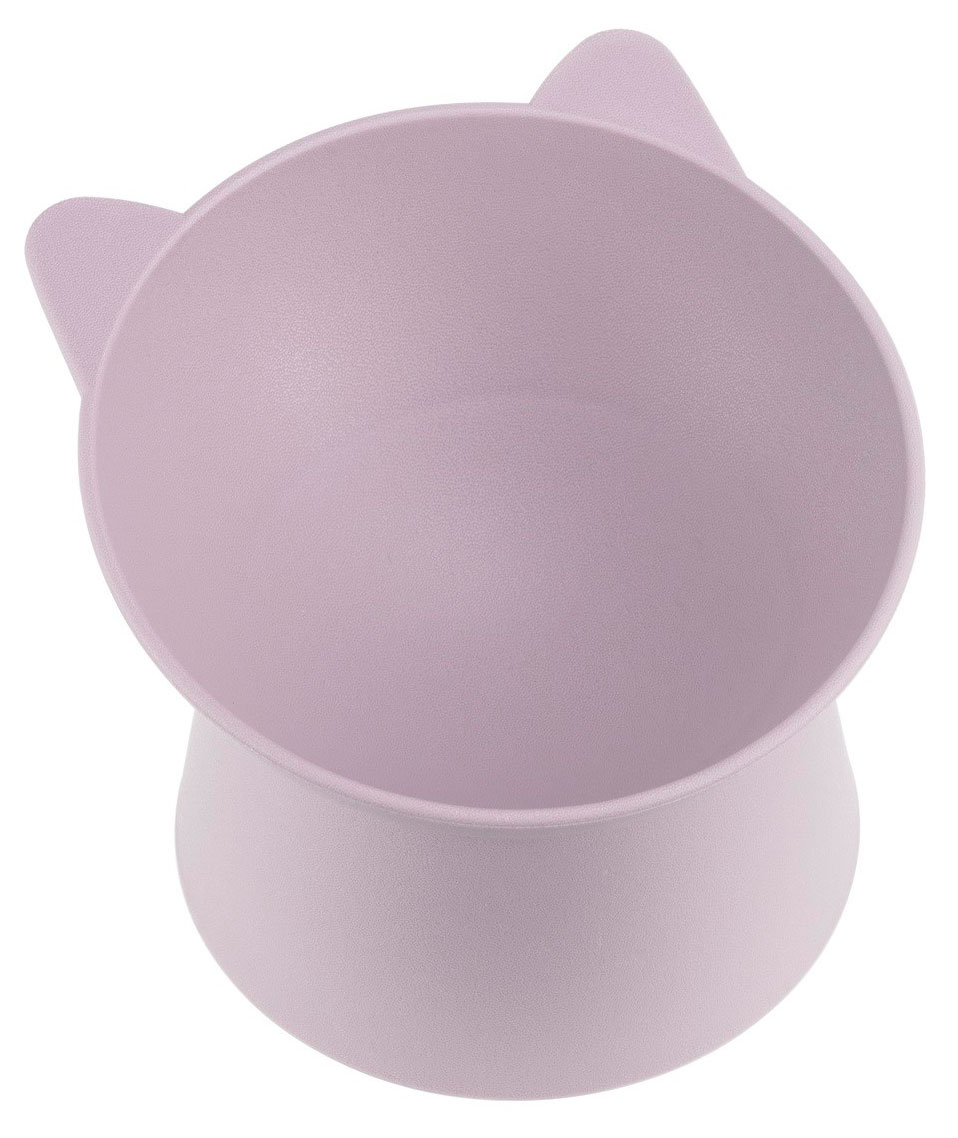 

Миска для животных HOMEPET Frost Touch на подставке лавандовая, 200 мл