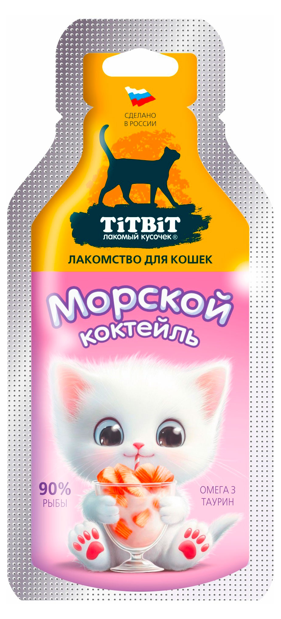 

Лакомство для кошек TiTBiT Морской коктейль, 15 г