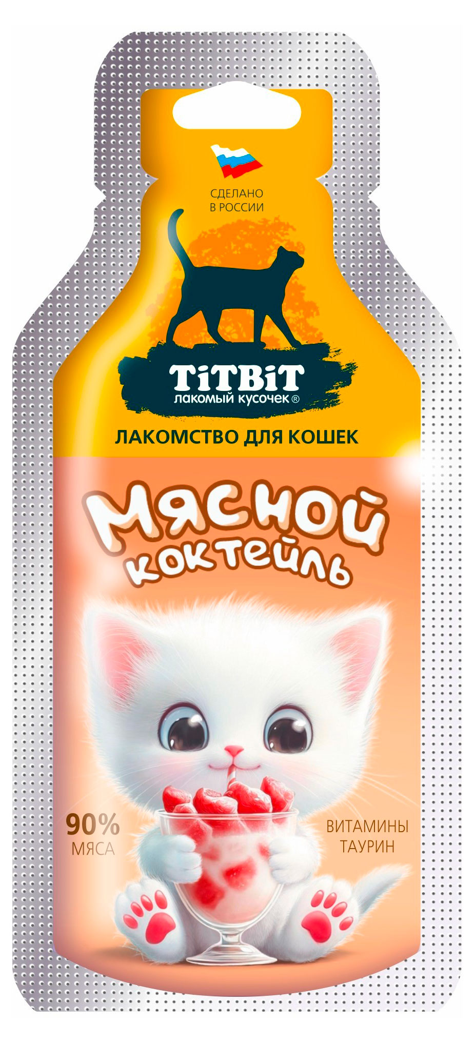 

Лакомство для кошек TiTBiT Мясной коктейль, 15 г