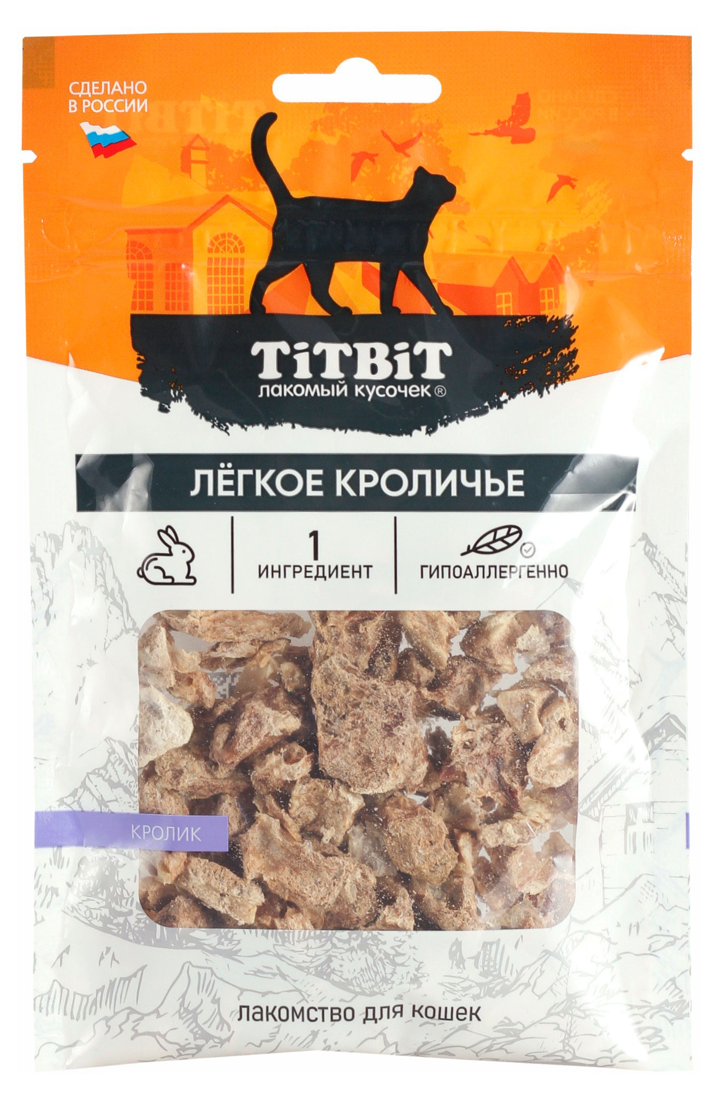 

Лакомство для кошек TiTBiT Легкое кроличье, 10 г
