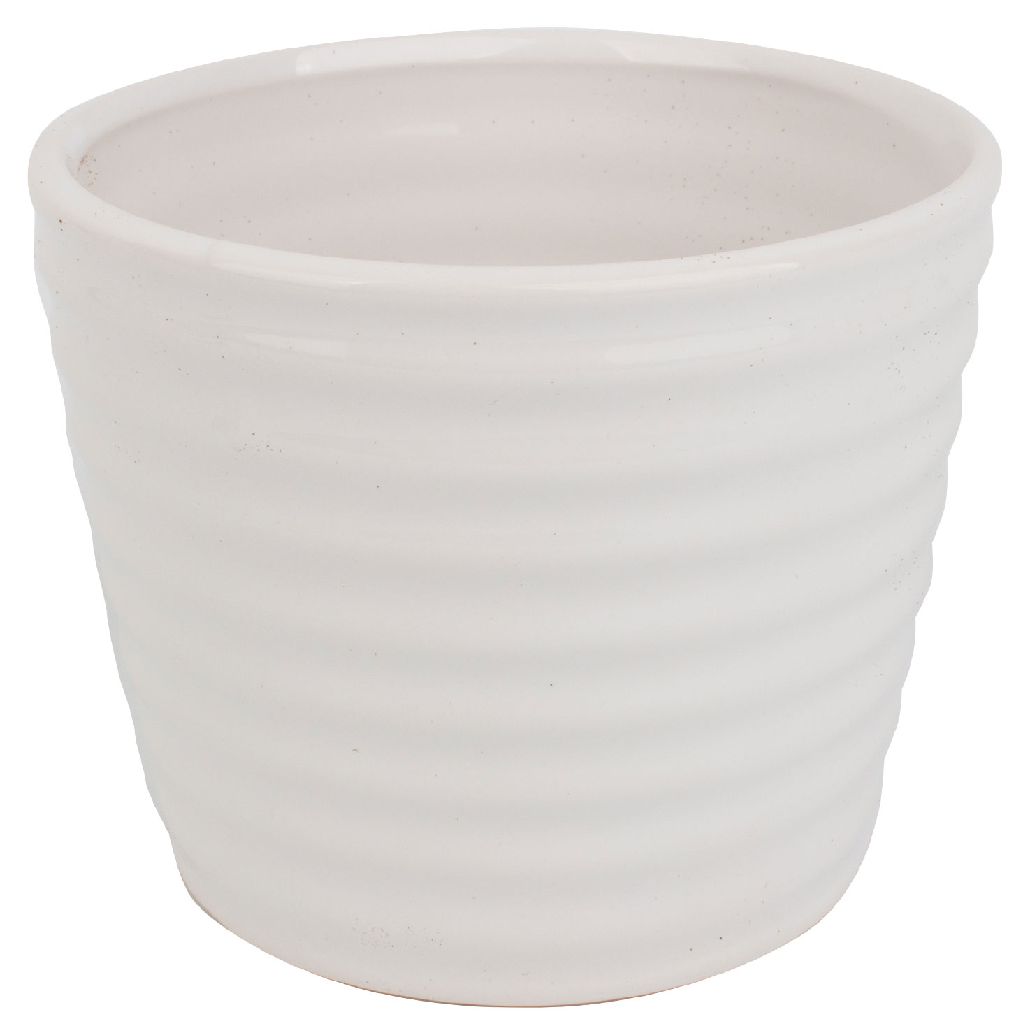 

Кашпо керамическое Garden Show белое, 11,8 см