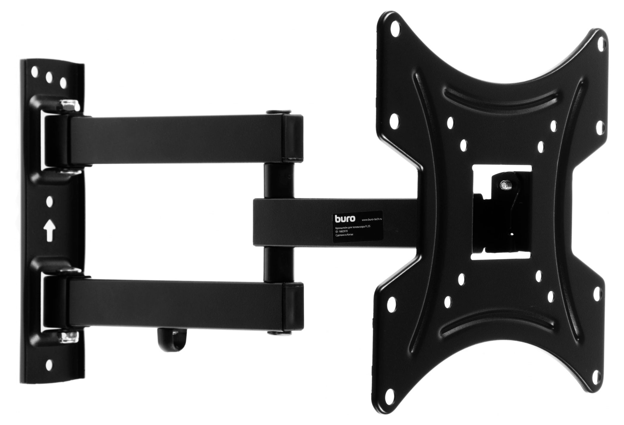 

Кронштейн для телевизора настенный BURO FL3S черный 20"-48" поворотно-выдвижной и наклонный