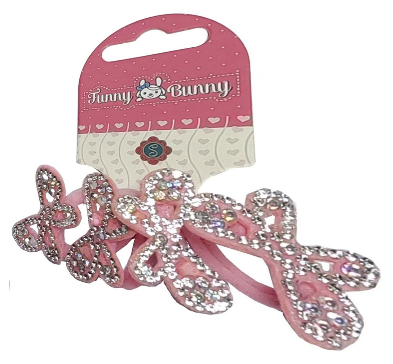 

Резинка для волос Funny Bunny, 4 шт в ассортименте