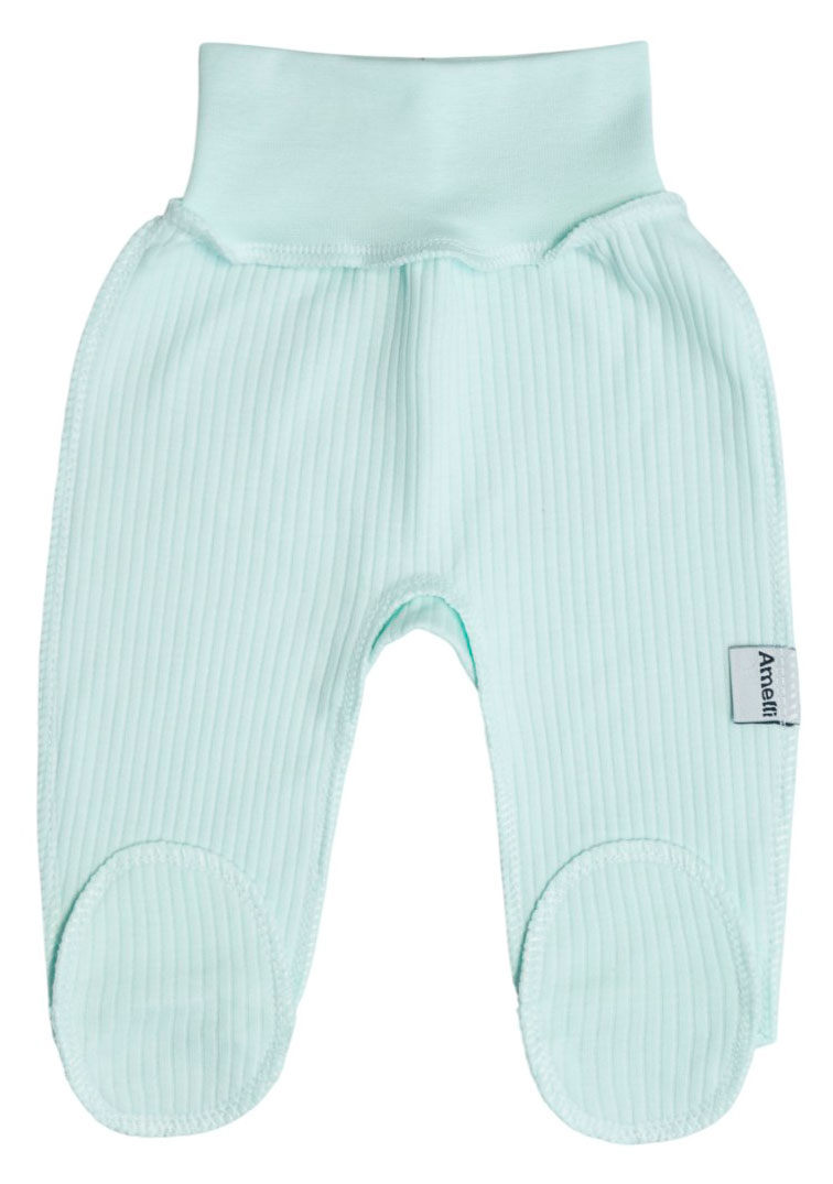 

Ползунки для новорожденных Амелли бирюзовые, размер 56