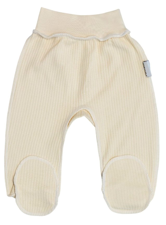 Изображение товара Ползунки для новорожденных Амелли бежевые 56, комфортные и мягкие