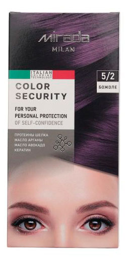 

Краска для волос Mirada Milan Color security Божоле 5/2