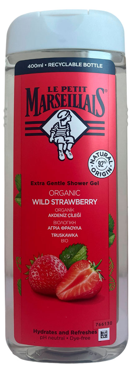 Изображение товара Гель для душа Le Petit Marseillais Клубника Прованса Италия, 400 мл