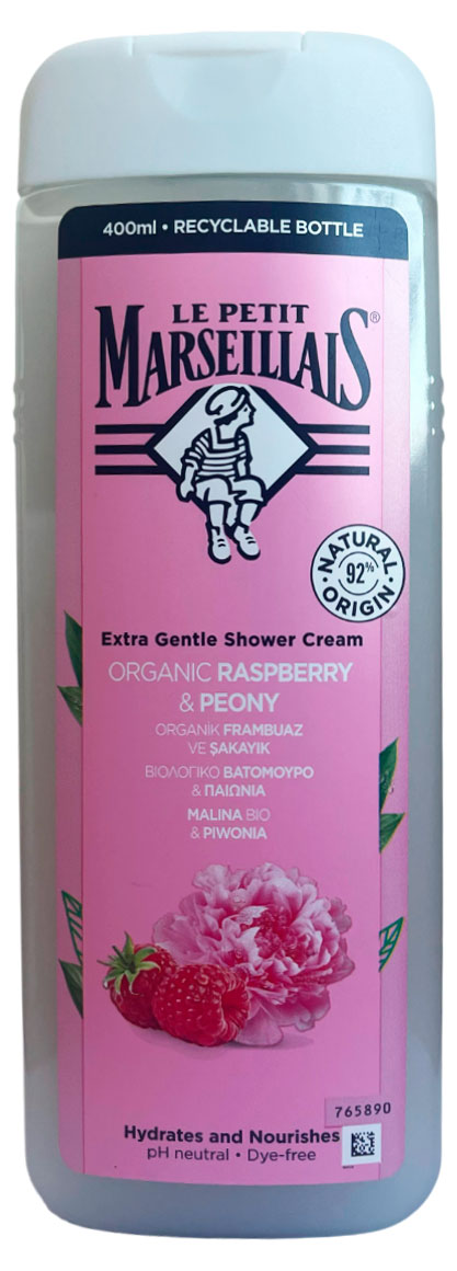 

Гель для душа Le Petit Marseillais Малина и пион Италия, 400 мл