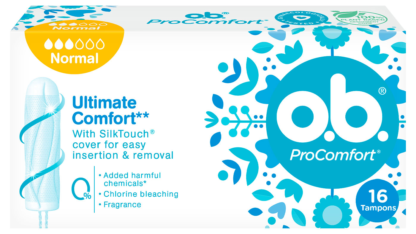 

Тампоны O.b. ProComfort Normal 3 капли Германия, 16 шт