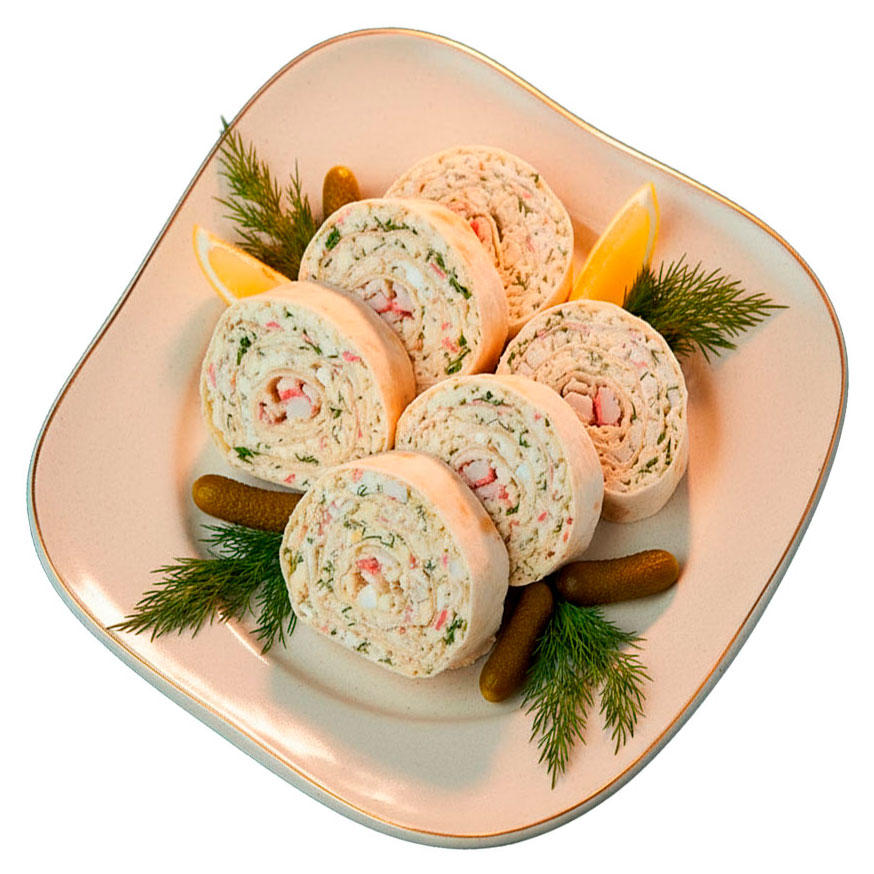 

Рулет АШАН Крабовый в лаваше, вес